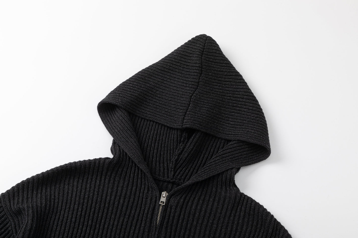 BTMK KNIT HOODIE zip-up MY914