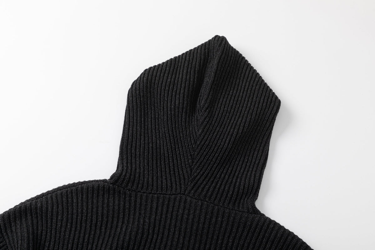 BTMK KNIT HOODIE zip-up MY914