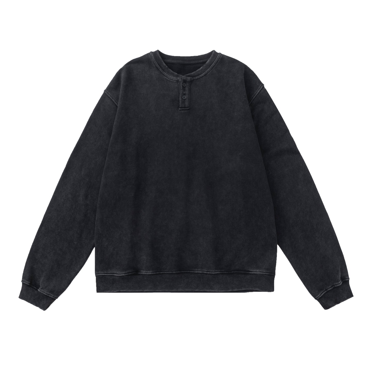 BTMK HENLEY NECK SWEAT washed HS19【予約販売】