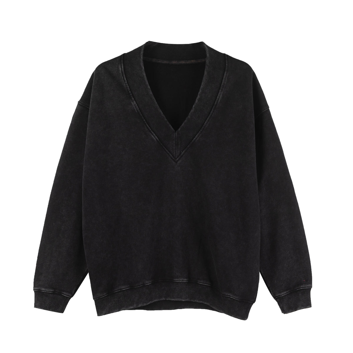 BTMK V-NECK SWEAT washed VS500