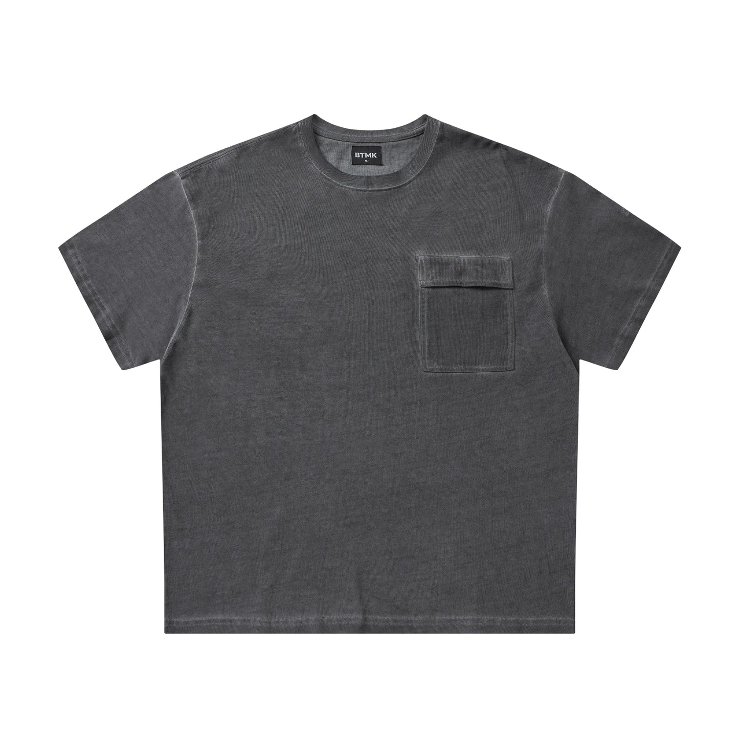 BTMK SHORT TEE garment dyed pocket NP207