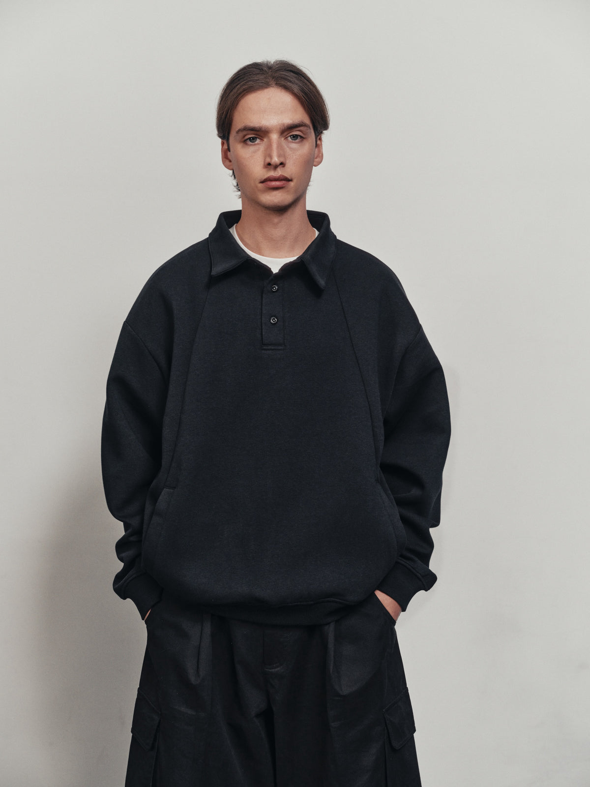 BTMK SWEAT POLO LR018