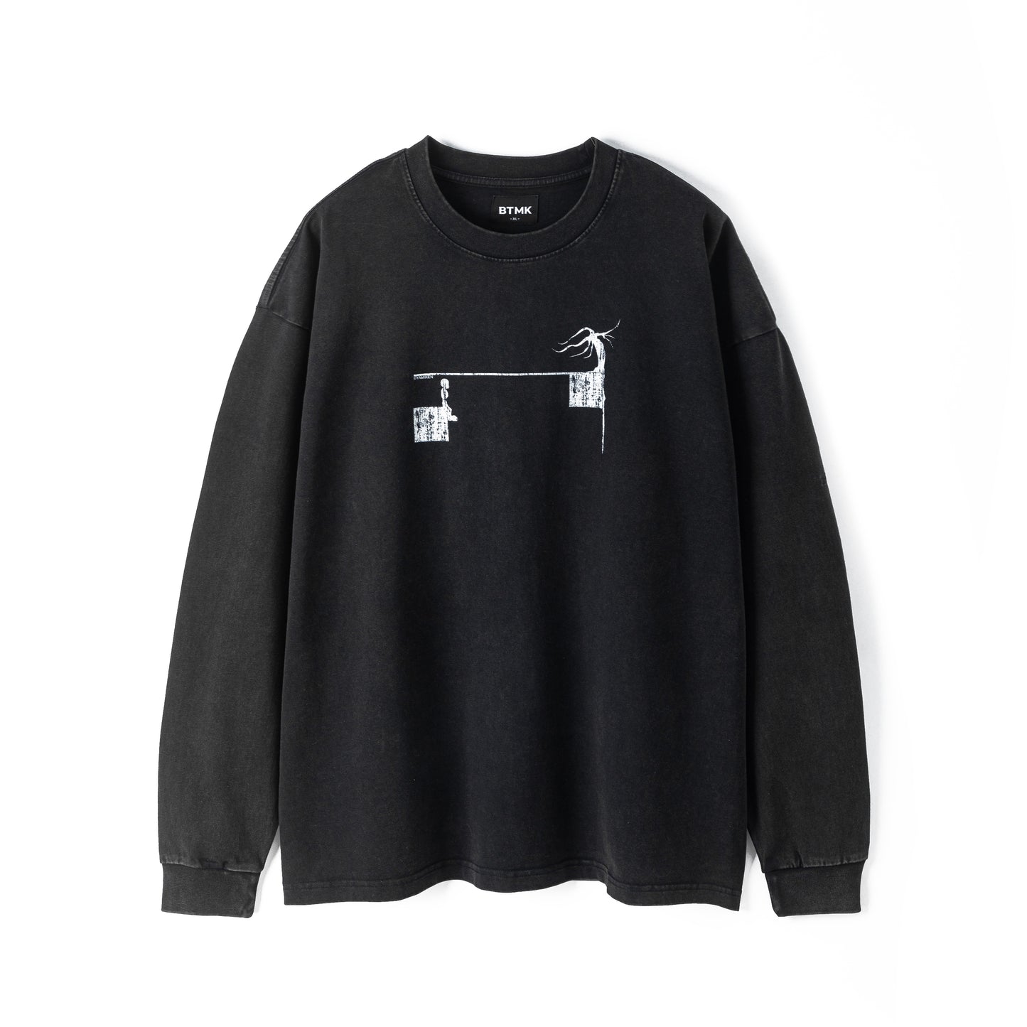 BTMK × JUNK WORLD L/S T-Shirt washed JW02 【pre-order】