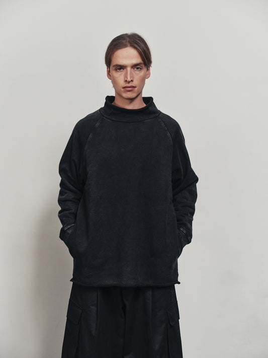 BTMK SWEAT roll-neck washed XS120