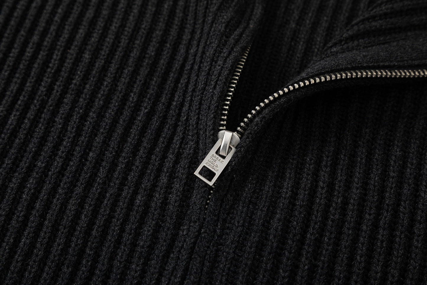 BTMK KNIT HOODIE zip-up MY914