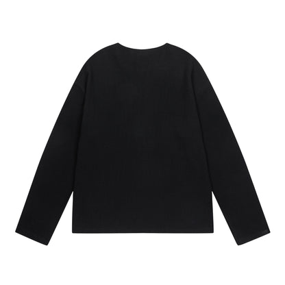 BTMK LONG TEE  WAFFLE zip-up T9968