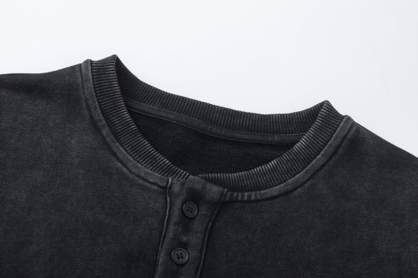 BTMK HENLEY NECK SWEAT washed HS19【予約販売】