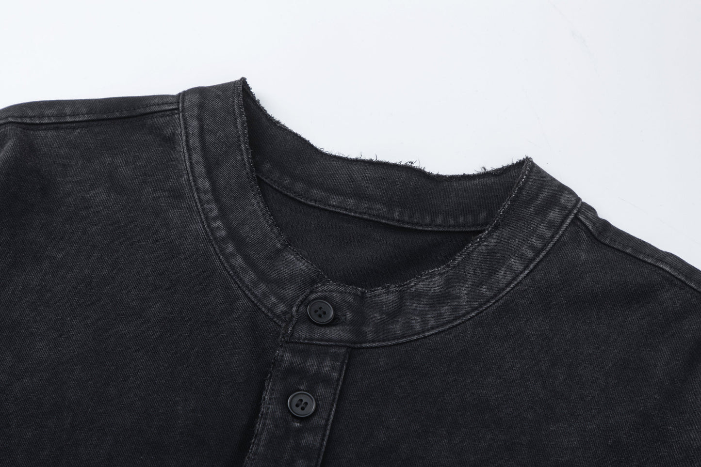 BTMK HENLEY NECK L/S TEE washed HR51【予約販売】