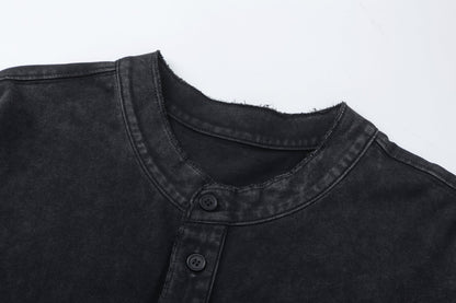 BTMK HENLEY NECK L/S TEE washed HR51【予約販売】