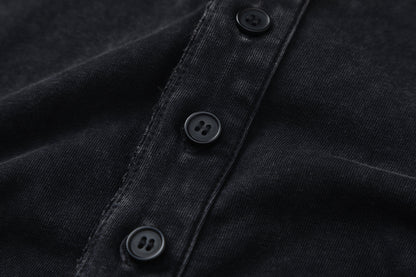 BTMK HENLEY NECK L/S TEE washed HR51【予約販売】