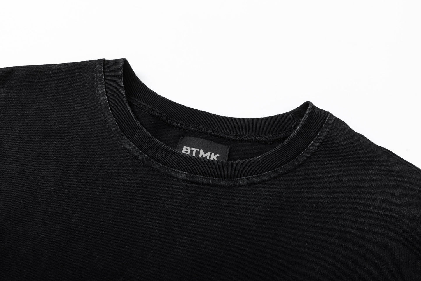 BTMK S/S WASHED TEE roll up sleeve RS615 [Pre-order]