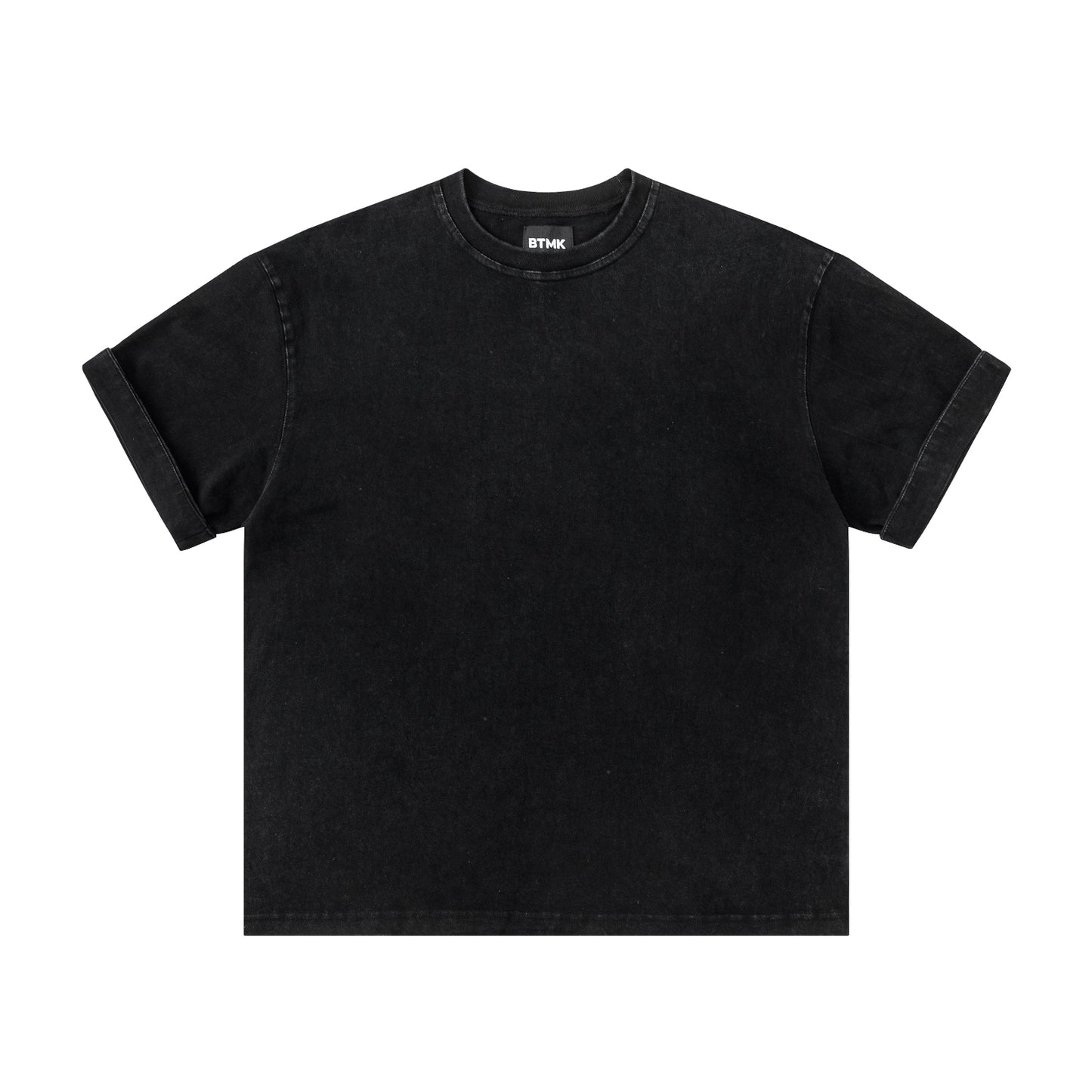 BTMK S/S WASHED TEE roll up sleeve RS615 [Pre-order]