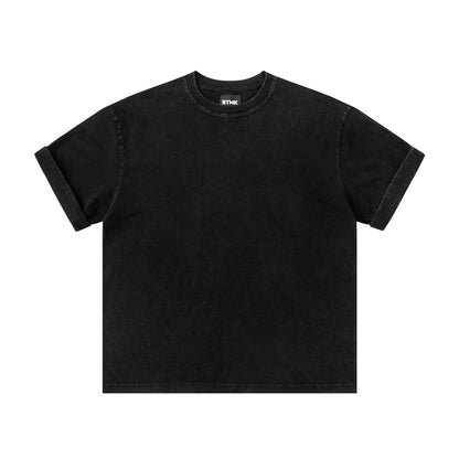 BTMK S/S WASHED TEE roll up sleeve RS615 [Pre-order]
