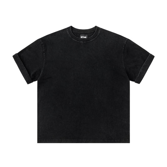 BTMK S/S WASHED TEE roll up sleeve RS615 [Pre-order]