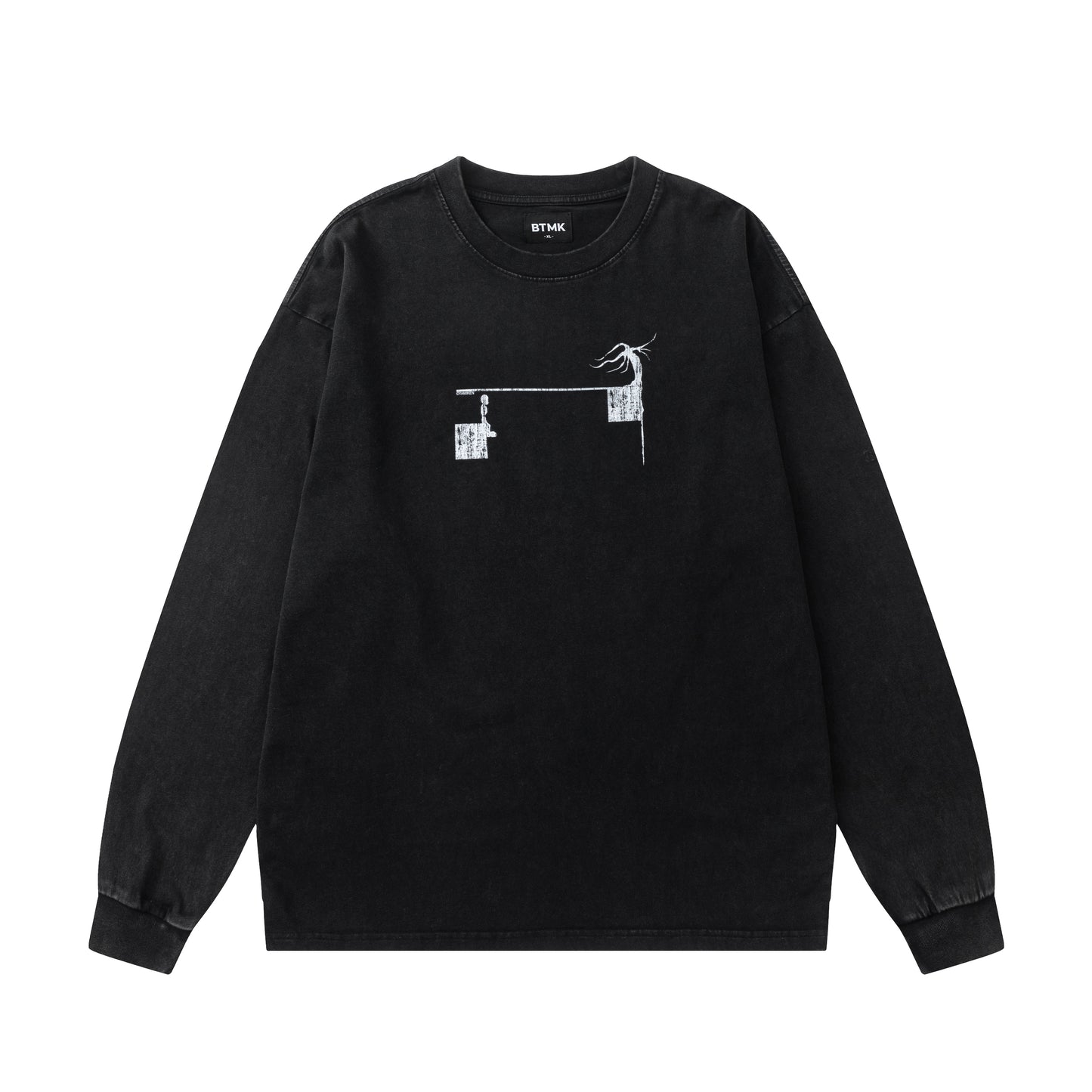 BTMK × JUNK WORLD L/S T-Shirt washed JW02 【pre-order】