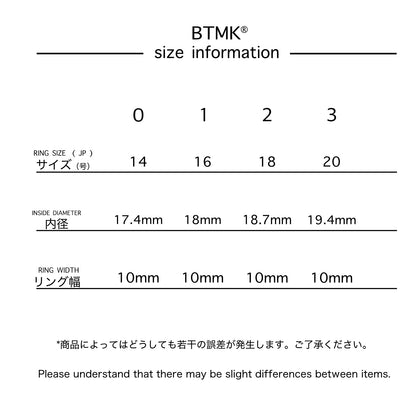 BTMK WAVE Silver Ring BR102