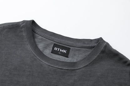 BTMK SHORT TEE garment dyed pocket NP207