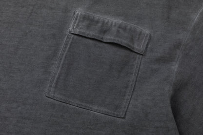 BTMK SHORT TEE garment dyed pocket NP207
