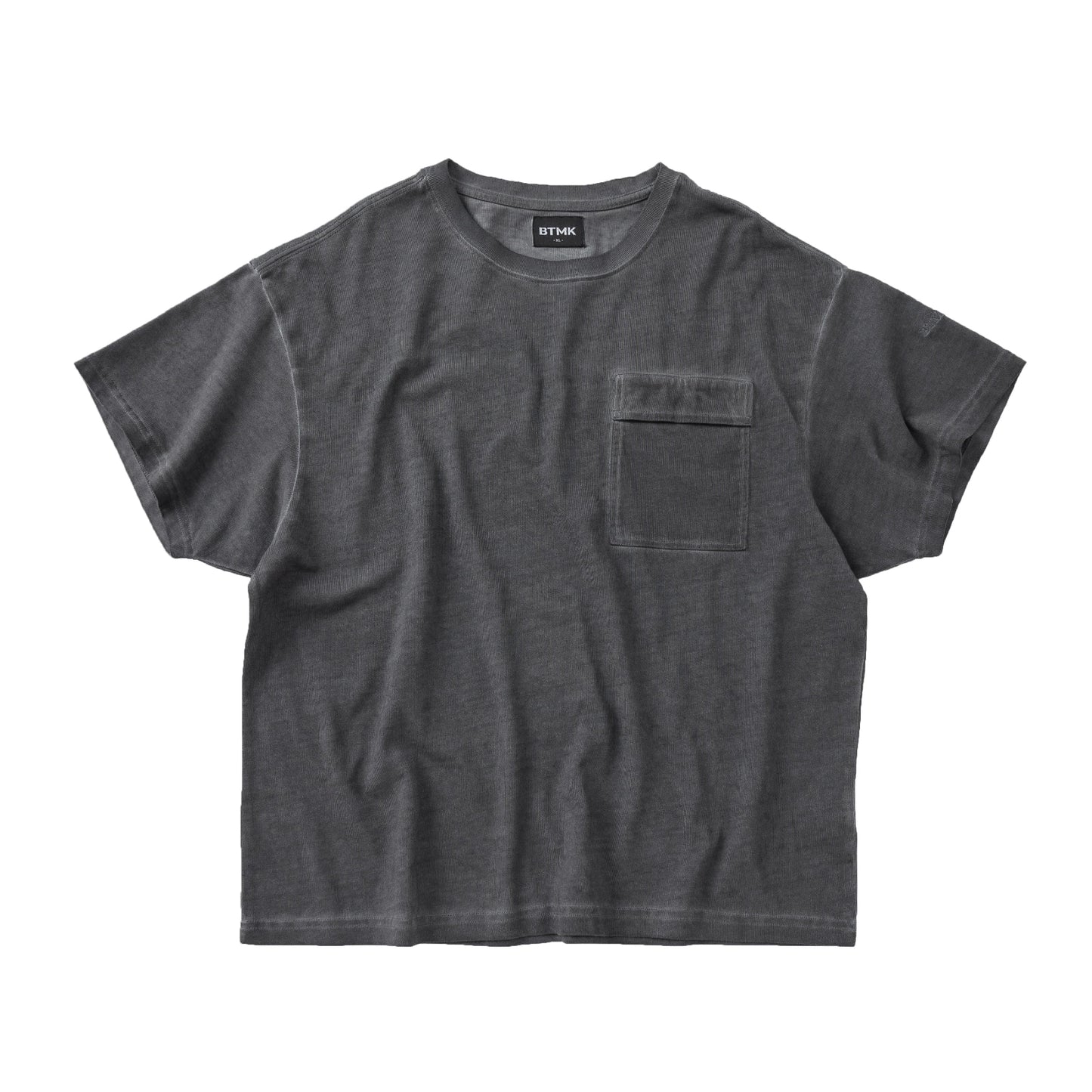 BTMK SHORT TEE garment dyed pocket NP207