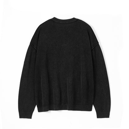 BTMK BUTTON CARDIGAN washed BC40