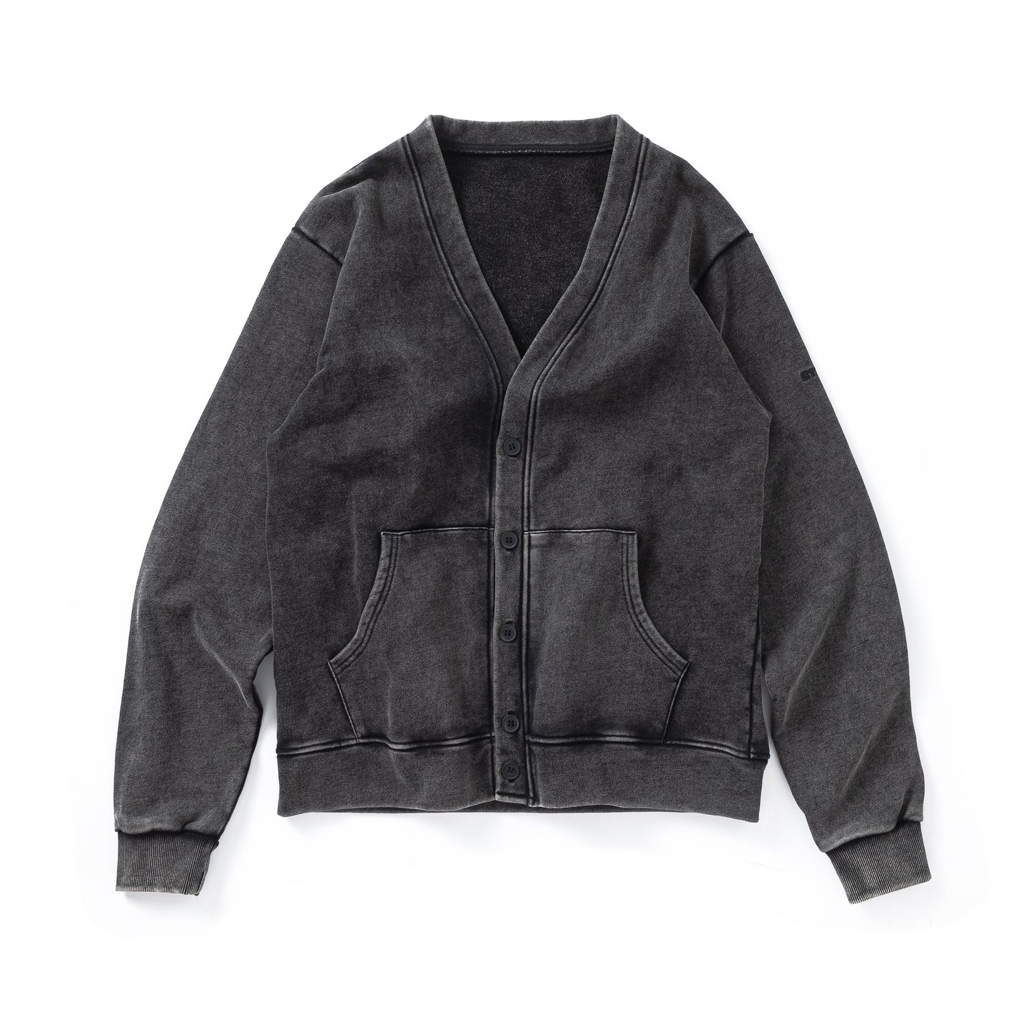 BTMK SWEAT CARDIGAN washed XS828