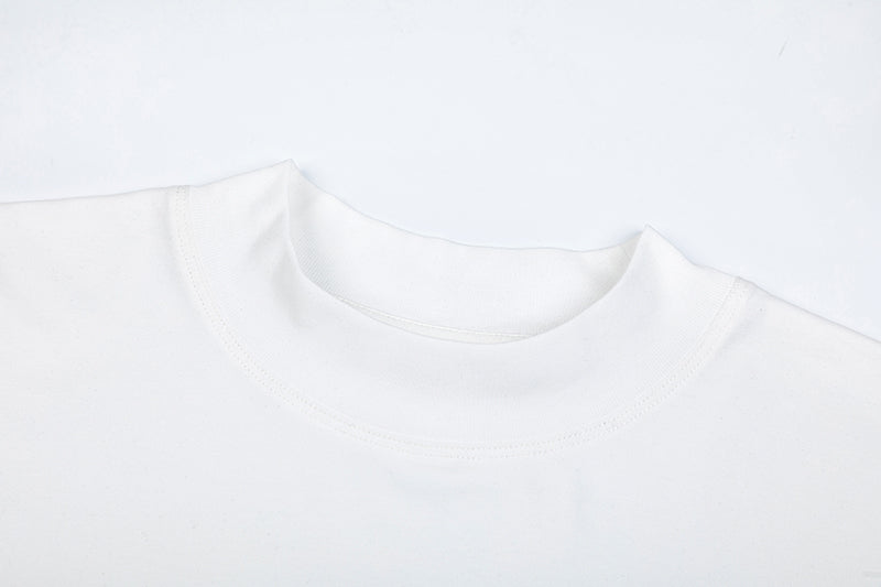 BTMK SHORT TEE mock-neck high-tech GL315