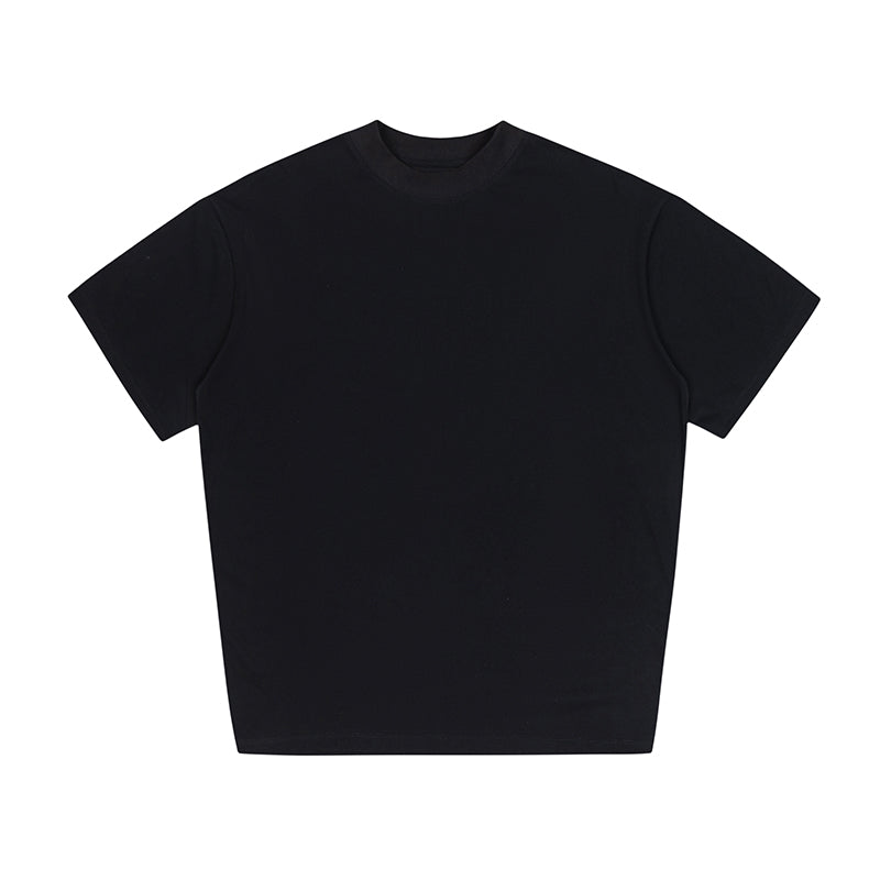 BTMK SHORT TEE mock-neck high-tech GL315