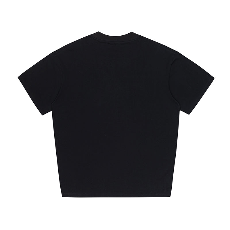 BTMK SHORT TEE mock-neck high-tech GL315