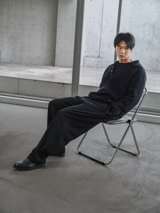 BTMK BUTTON KNIT POLO NP905