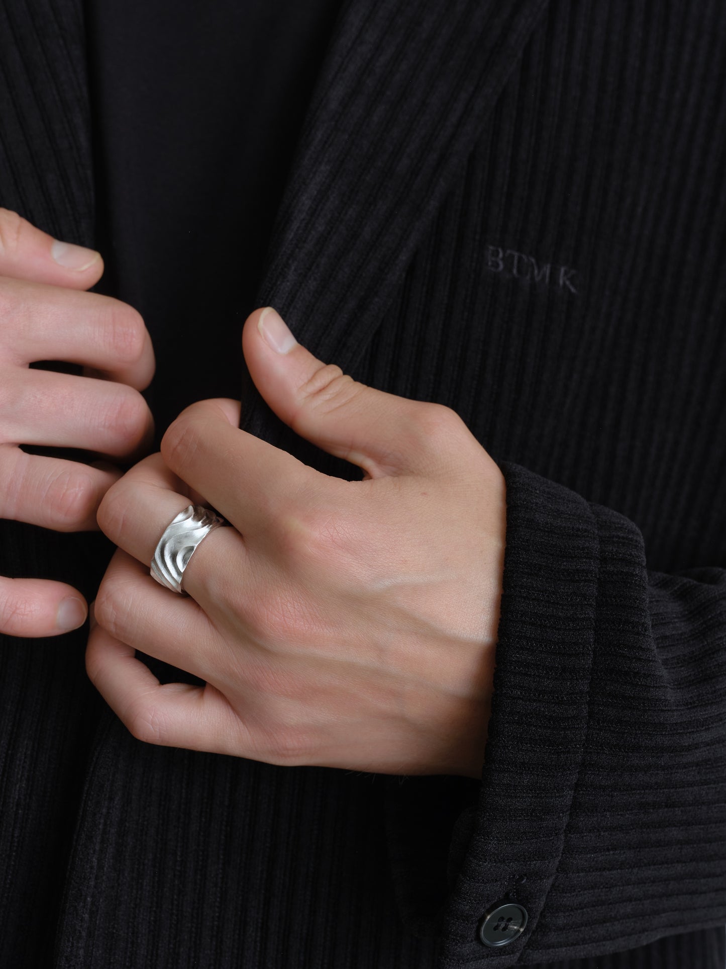 BTMK WAVE Silver Ring BR102