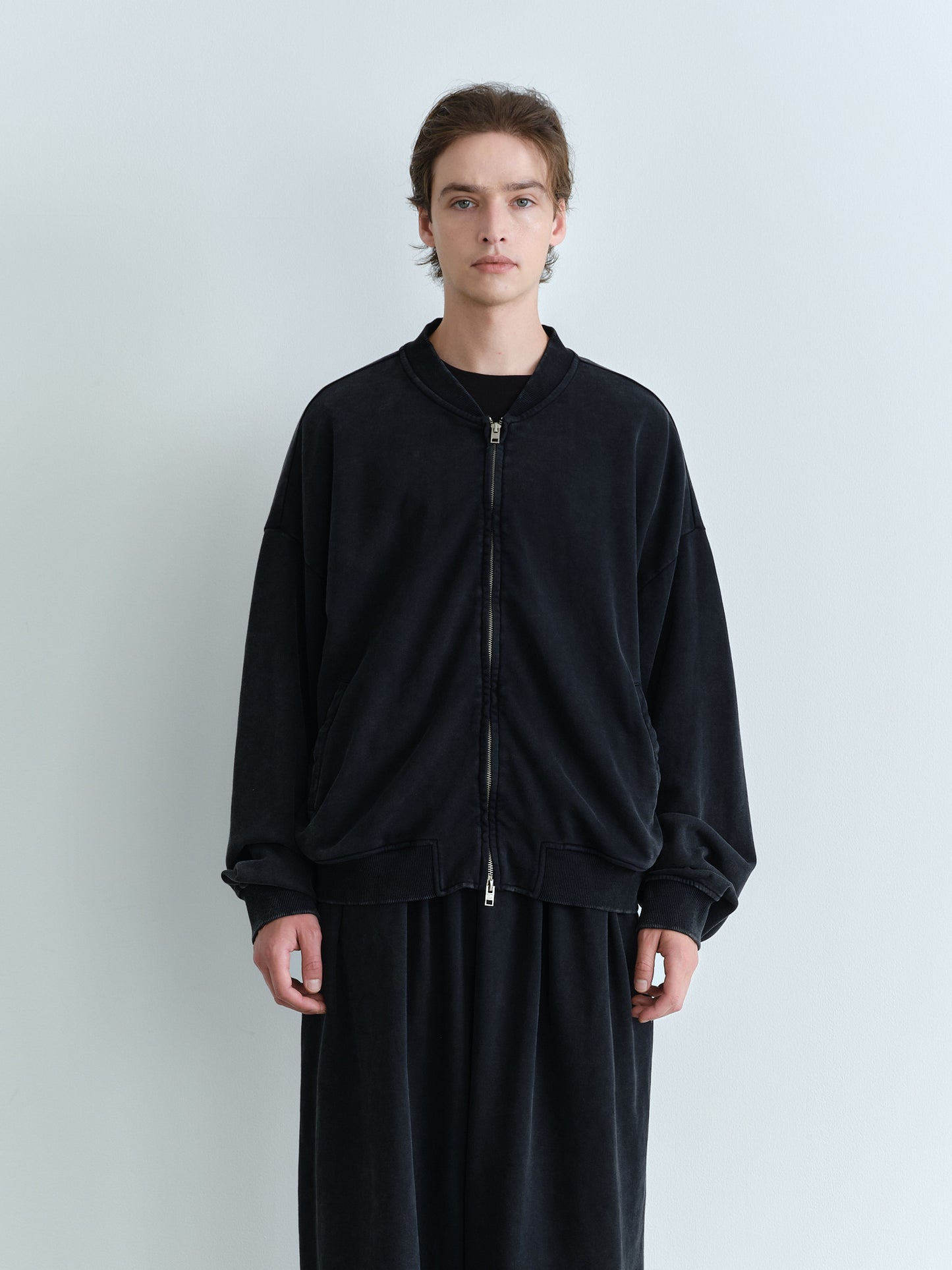 BTMK SWEAT BLOUSON washed SJ460