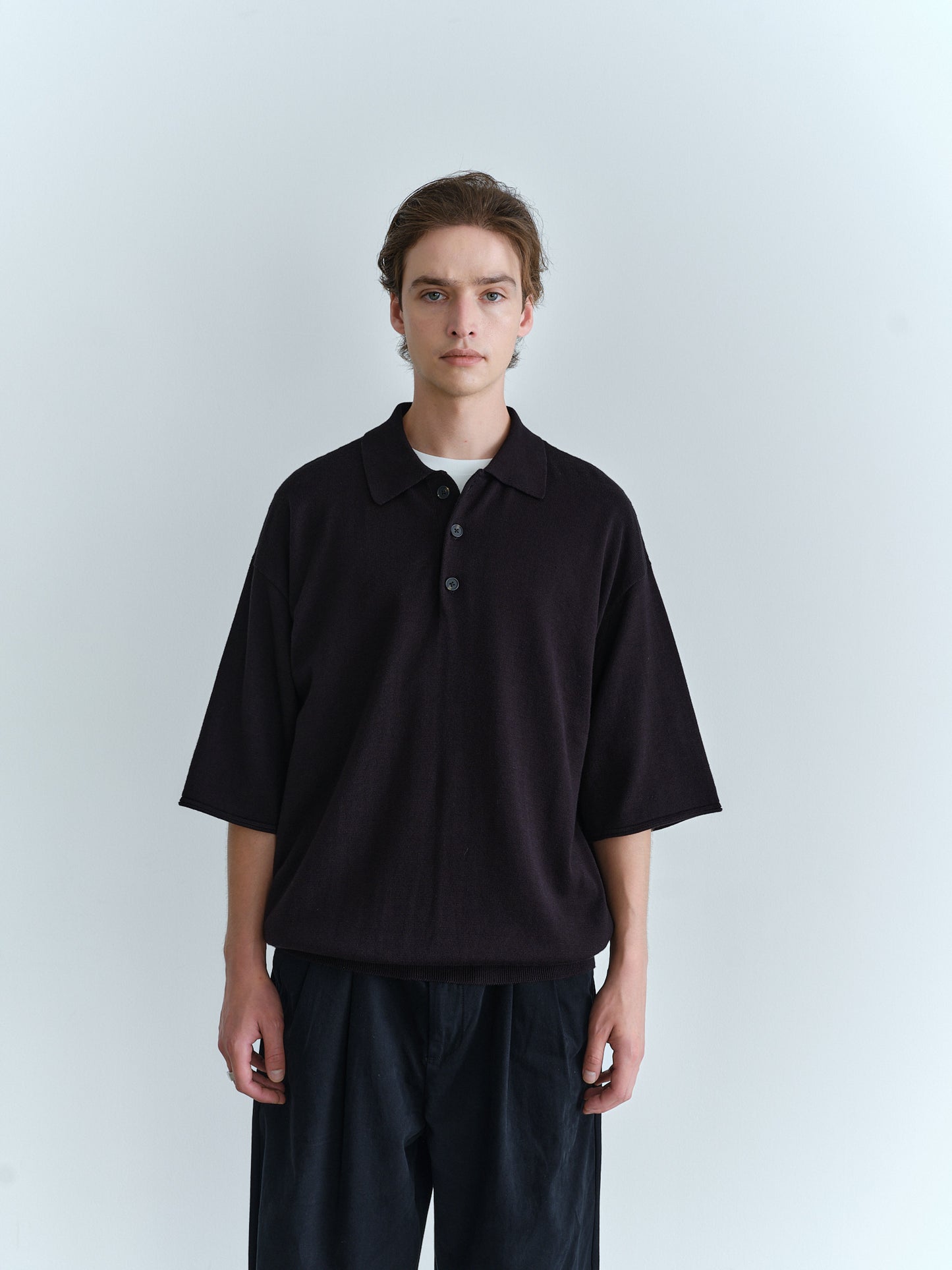 BTMK S/S KNIT POLO SHIRT NPS083