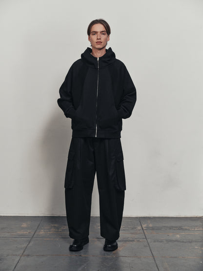 BTMK RAGLAN ZIP-UP HOODIE RP117