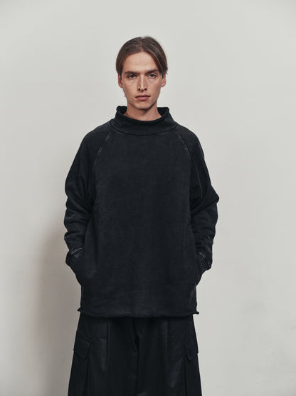 BTMK SWEAT roll-neck washed XS120