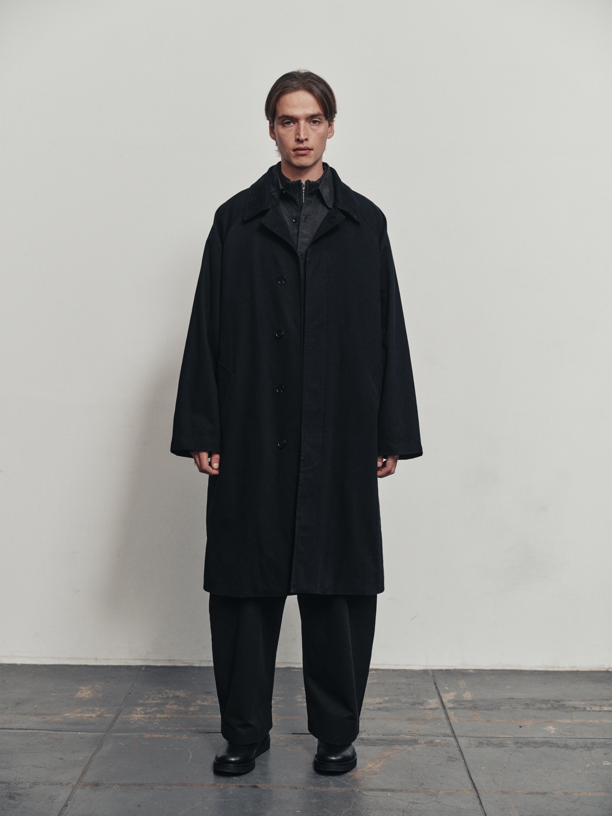 BTMK LONG COAT bio-washed BC111