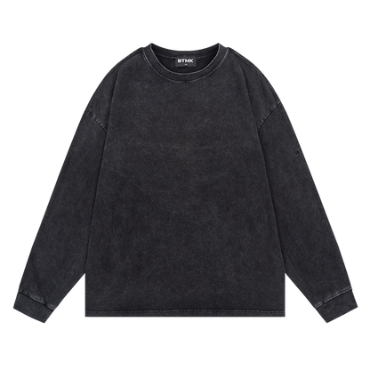 BTMK L/S TEE washed W0156T10