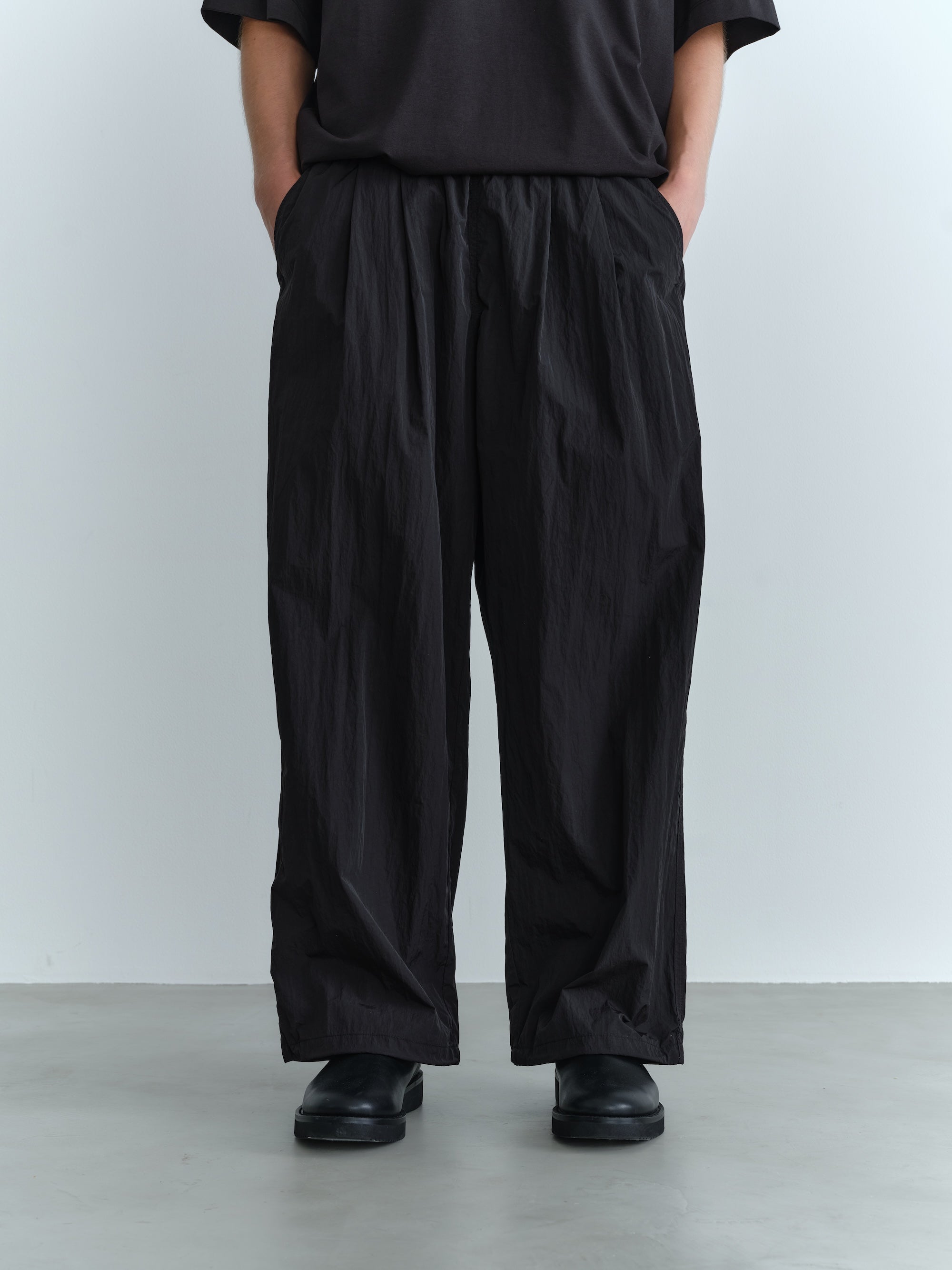 BTMK TUCK NYLON PANTS NWP110