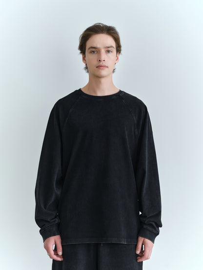 BTMK RAGLAN L/S T-SHIRT washed RC181
