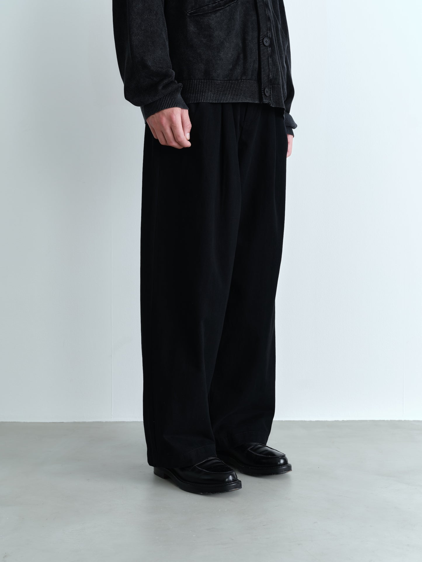 BTMK WIDE CHINO PANTS bio-washed WC11