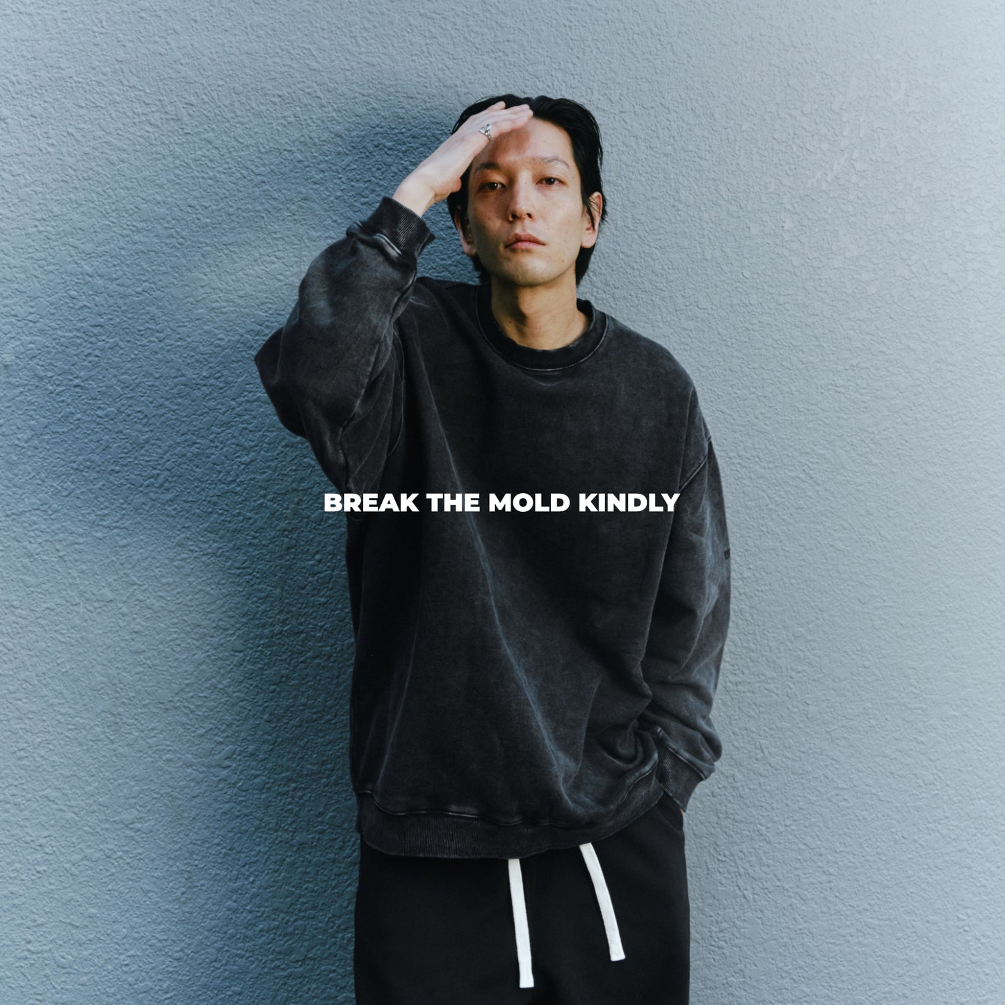 BTMK CREWNECK SWEAT washed XS211