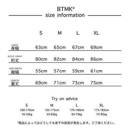 BTMK BROKEN TWILL ZIP JACKET bio-washed CZ201【予約販売】