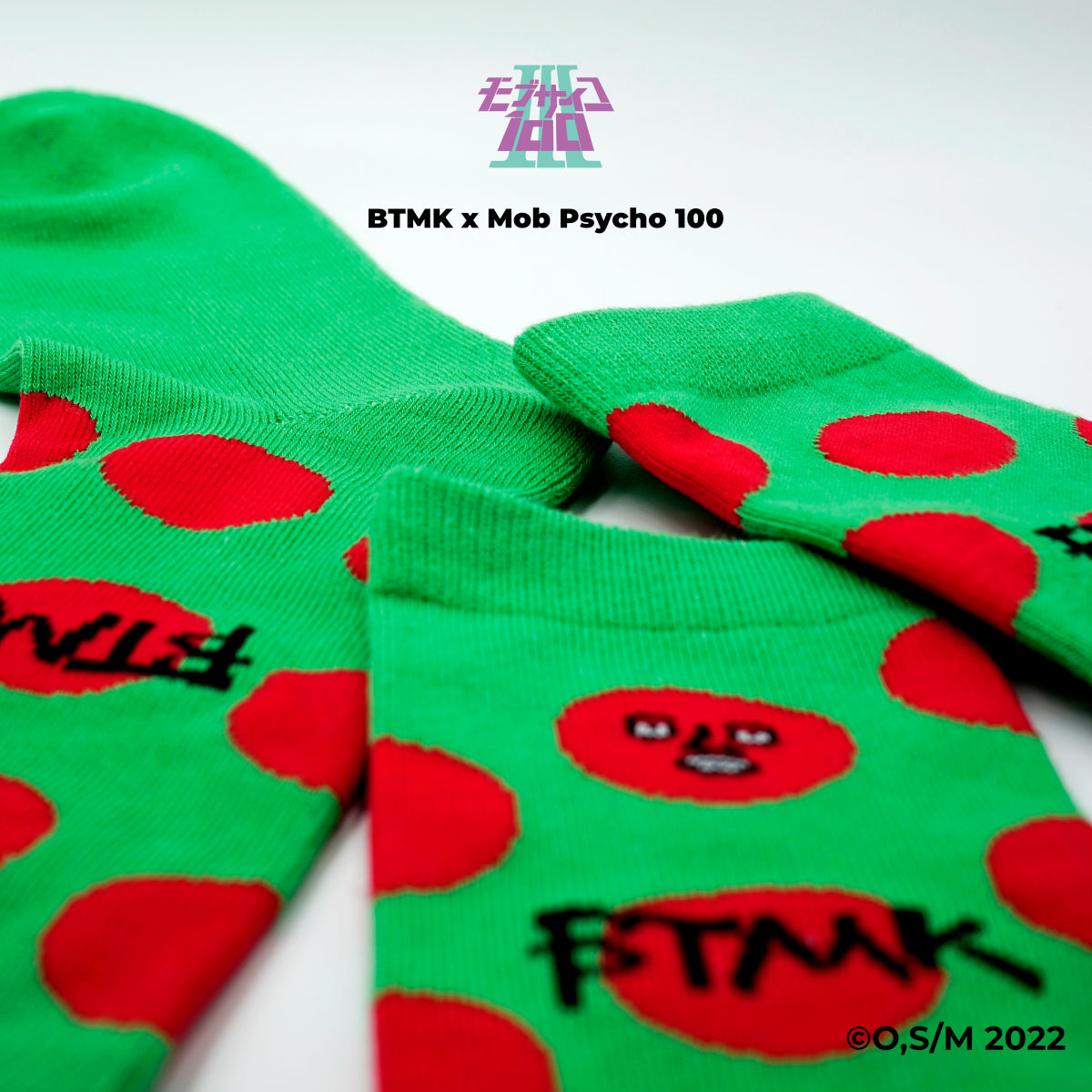 BTMK x Mob Psycho 100 Socks EKUBO