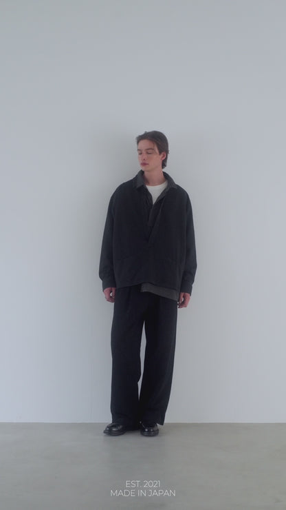BTMK SKIPPER SHIRT washed SS013